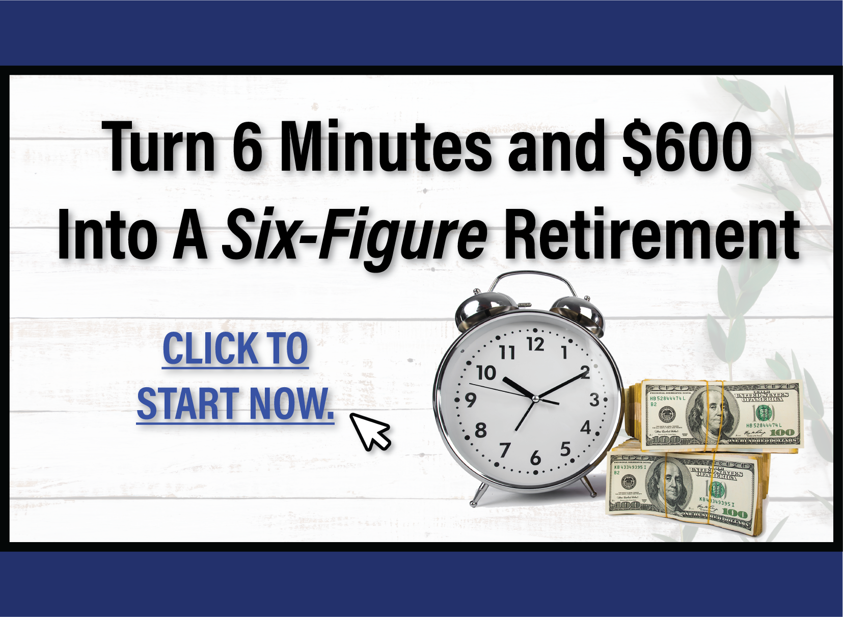 Exclusive Access--This 6-Minute trading system exposes a "loophole" that turns $600 trades into a 6 figure retirement-at any age!! Click this link for details.