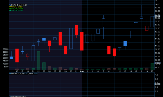 Chart of the Day: YieldMax DKNG Option Income Strategy ETF (DRAY)