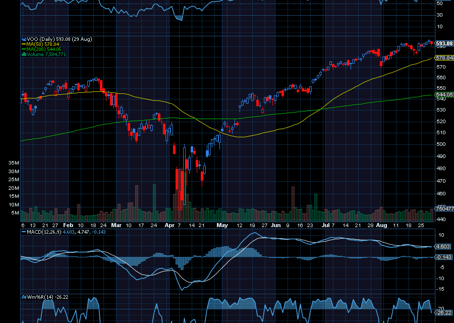 Chart of the Day: The Vanguard S&P 500 ETF (VOO)