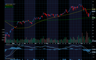 Chart of the Day: Global X Robotics and Artificial Intelligence ETF (BOTZ)
