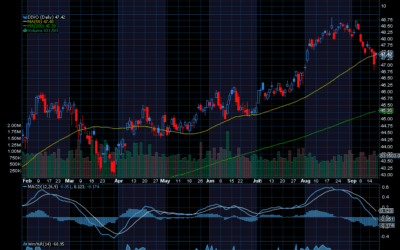 Chart of the Day: Amplify CWP Enhanced Dividend Income ETF (DIVO)